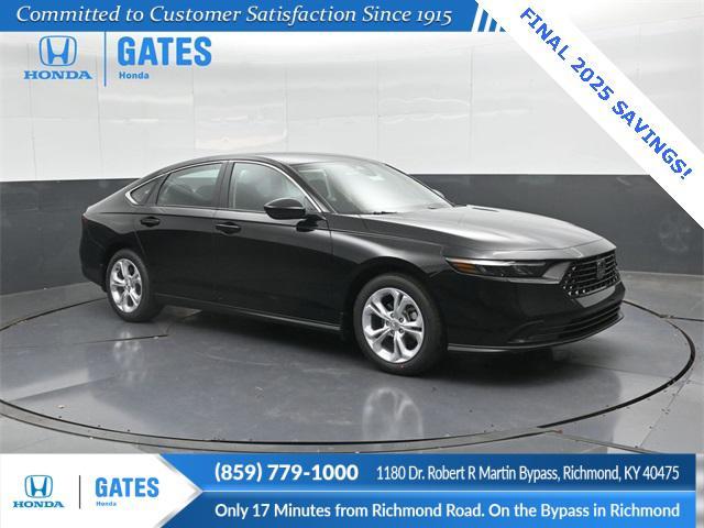 new 2025 Honda Accord car, priced at $29,490