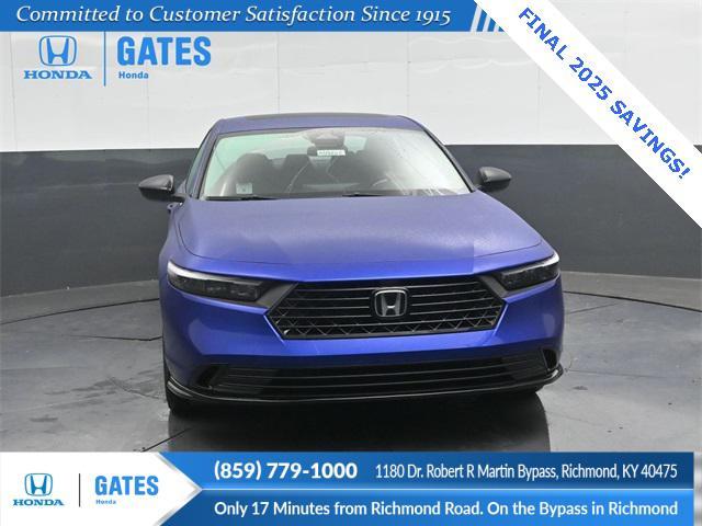 new 2025 Honda Accord Hybrid car, priced at $37,025