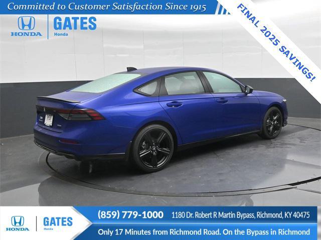 new 2025 Honda Accord Hybrid car, priced at $37,025