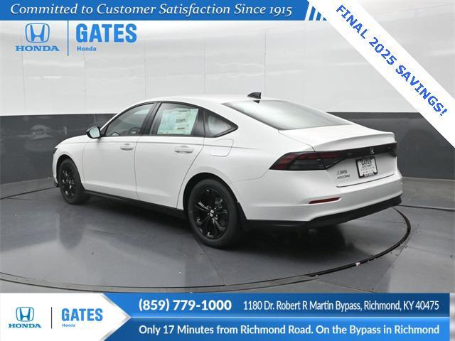 new 2025 Honda Accord car, priced at $32,210