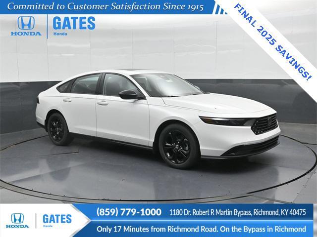 new 2025 Honda Accord car, priced at $32,210