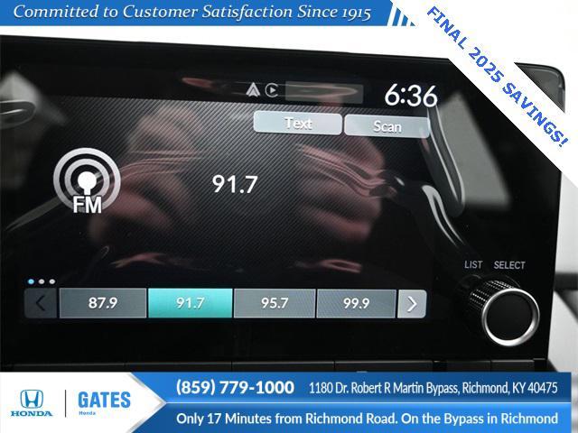 new 2025 Honda Accord car, priced at $32,210