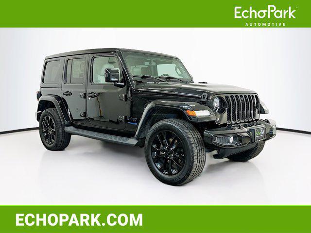used 2021 Jeep Wrangler Unlimited 4xe car, priced at $26,996