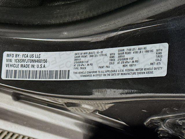 used 2022 Ram 1500 car, priced at $38,996