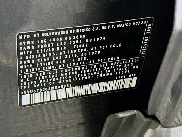 used 2025 Volkswagen Taos car, priced at $22,487