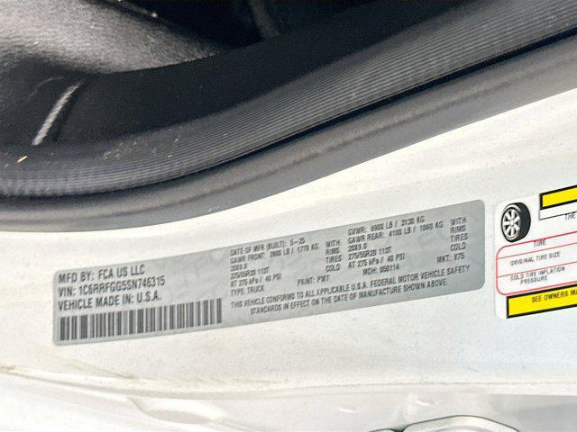 used 2025 Ram 1500 car, priced at $34,996