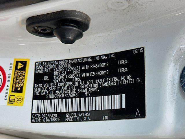 used 2015 Toyota Highlander car, priced at $15,999