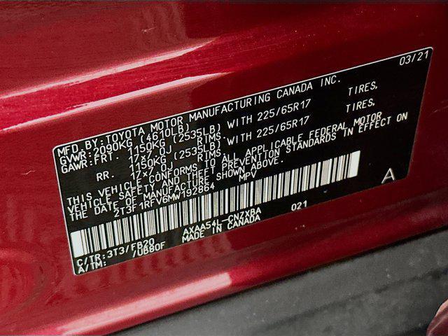 used 2021 Toyota RAV4 car, priced at $22,897