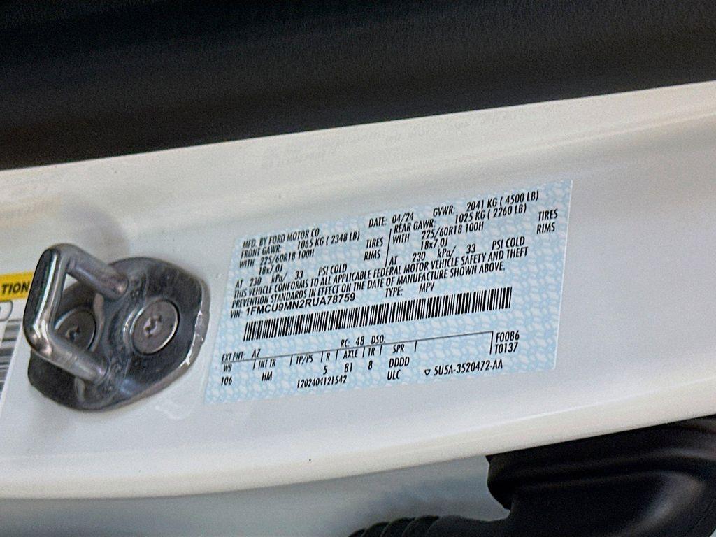 used 2024 Ford Escape car, priced at $24,497