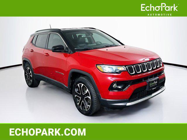 used 2023 Jeep Compass car, priced at $20,996