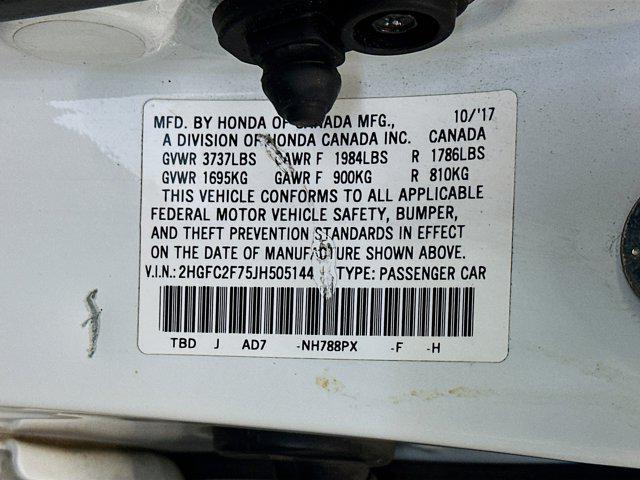 used 2018 Honda Civic car, priced at $15,599