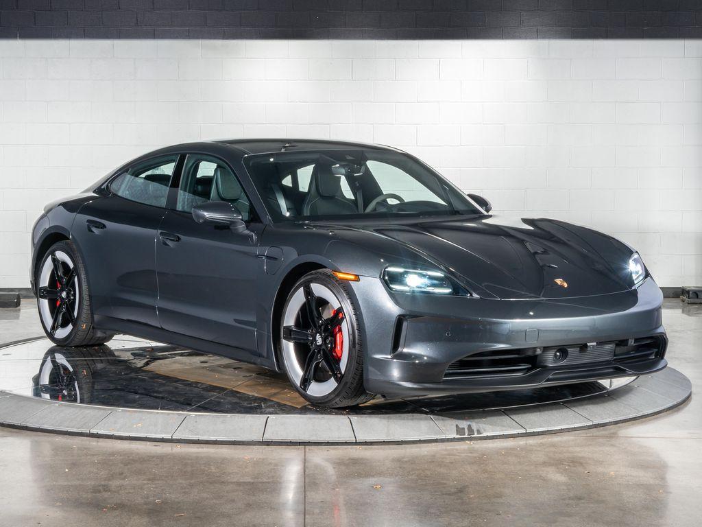 used 2025 Porsche Taycan car, priced at $128,595