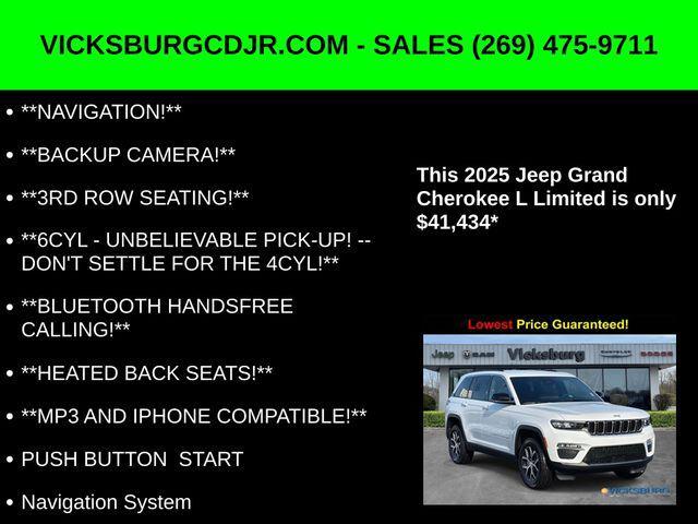 new 2025 Jeep Grand Cherokee L car, priced at $41,434