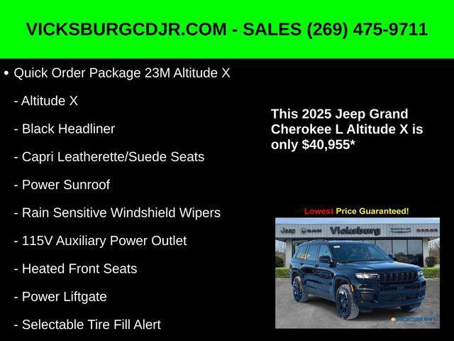 new 2025 Jeep Grand Cherokee L car, priced at $40,955