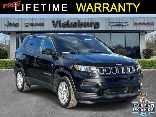 used 2023 Jeep Compass car, priced at $18,475