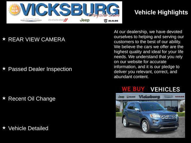 used 2018 Ford Explorer car, priced at $20,480