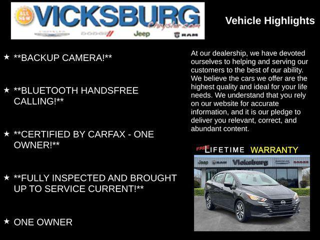 used 2024 Nissan Versa car, priced at $16,467