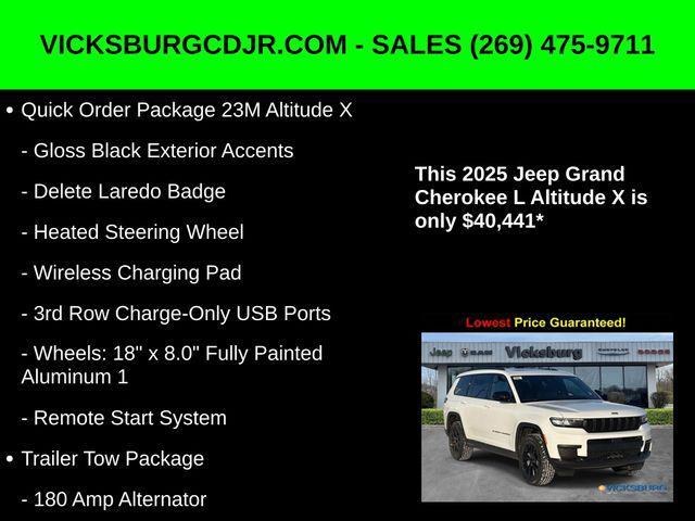 new 2025 Jeep Grand Cherokee L car, priced at $40,441