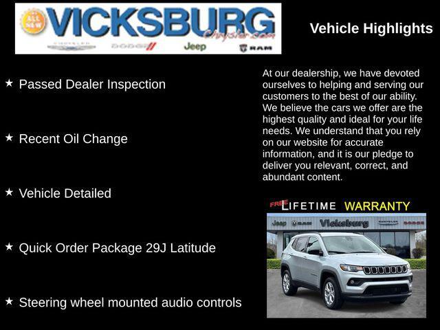 used 2024 Jeep Compass car, priced at $23,269