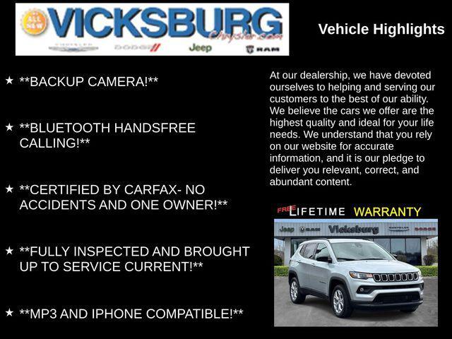 used 2024 Jeep Compass car, priced at $23,269