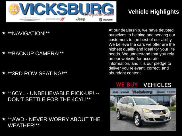 used 2014 Chevrolet Traverse car, priced at $5,645