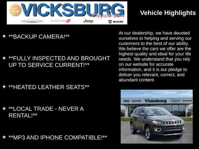 used 2019 Jeep Compass car, priced at $15,955