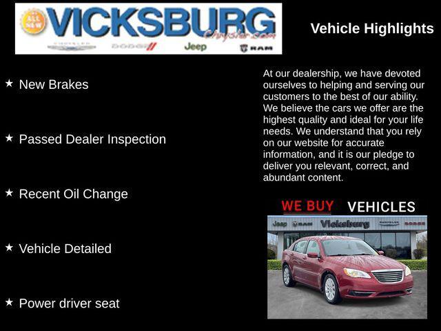 used 2012 Chrysler 200 car, priced at $5,770