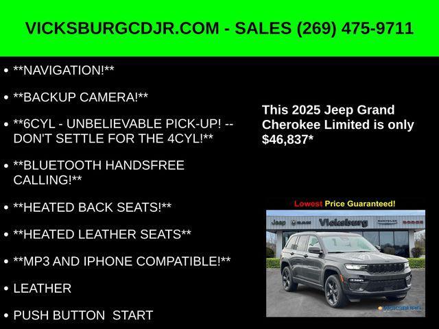 new 2025 Jeep Grand Cherokee car, priced at $42,587