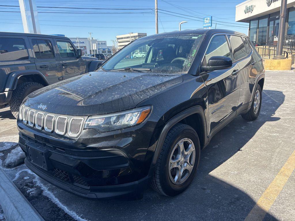 used 2022 Jeep Compass car, priced at $15,500