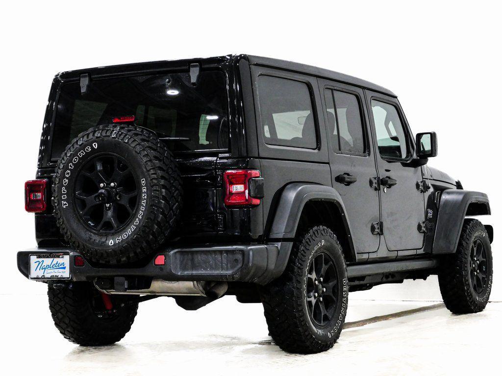 used 2021 Jeep Wrangler car, priced at $26,500