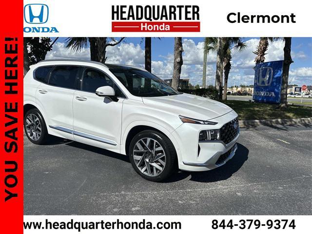 used 2021 Hyundai Santa Fe car, priced at $22,800