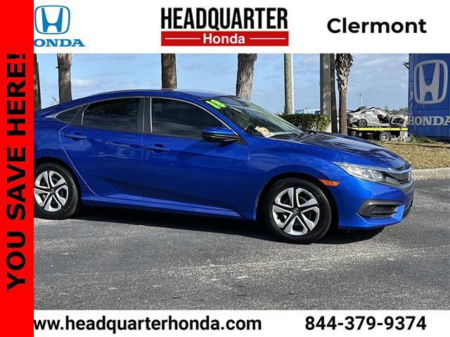used 2018 Honda Civic car, priced at $14,900