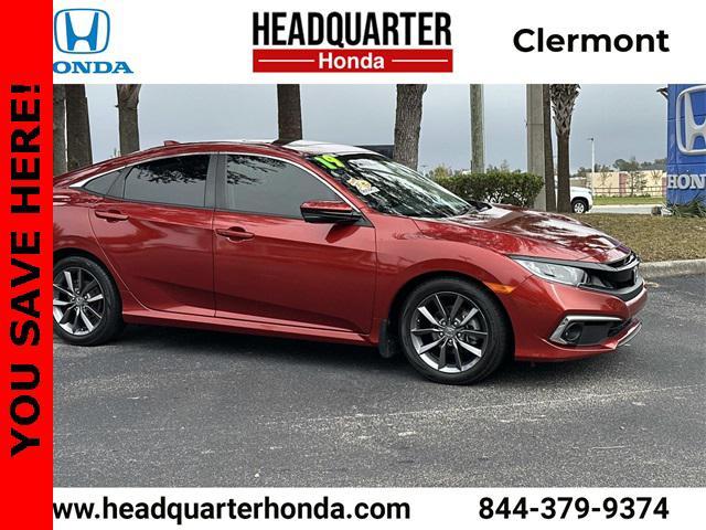 used 2019 Honda Civic car, priced at $19,500