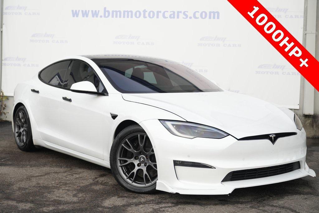 used 2022 Tesla Model S car, priced at $51,700