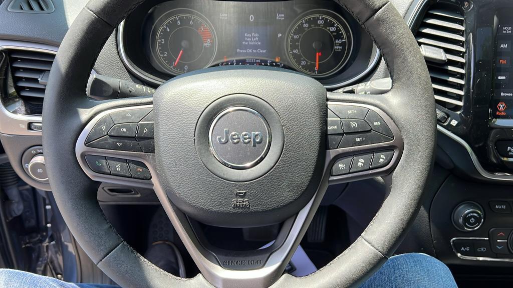 used 2021 Jeep Cherokee car, priced at $25,000