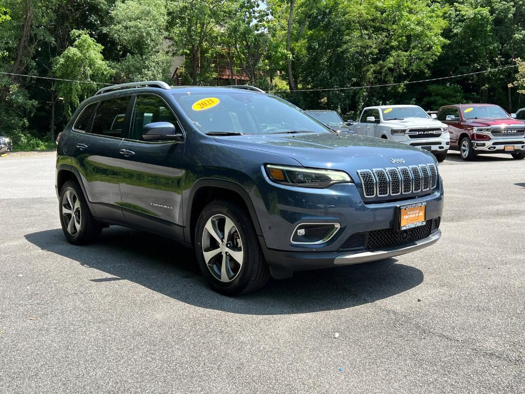 used 2021 Jeep Cherokee car, priced at $25,000