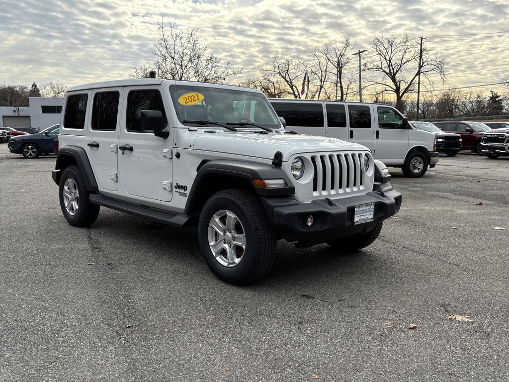 used 2021 Jeep Wrangler Unlimited car, priced at $31,444