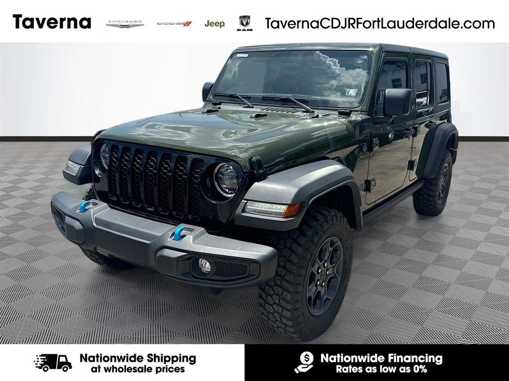 used 2023 Jeep Wrangler 4xe car, priced at $25,241