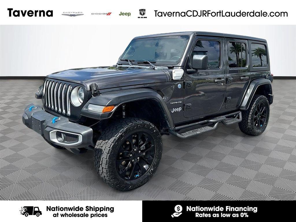 used 2022 Jeep Wrangler Unlimited 4xe car, priced at $25,685