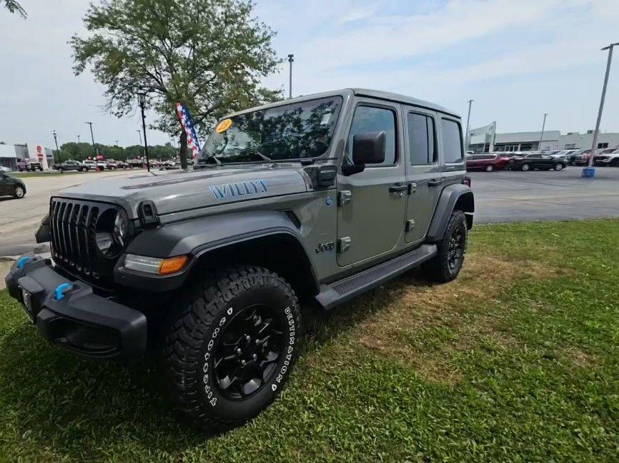 used 2023 Jeep Wrangler 4xe car, priced at $27,845