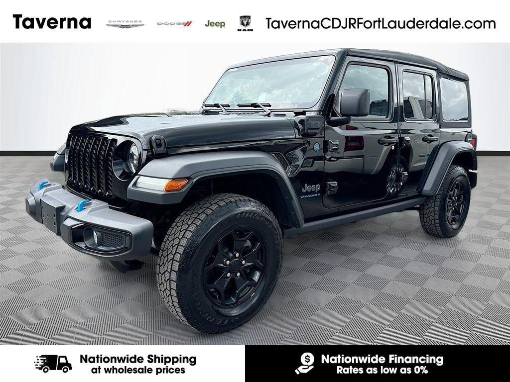 used 2023 Jeep Wrangler 4xe car, priced at $23,589