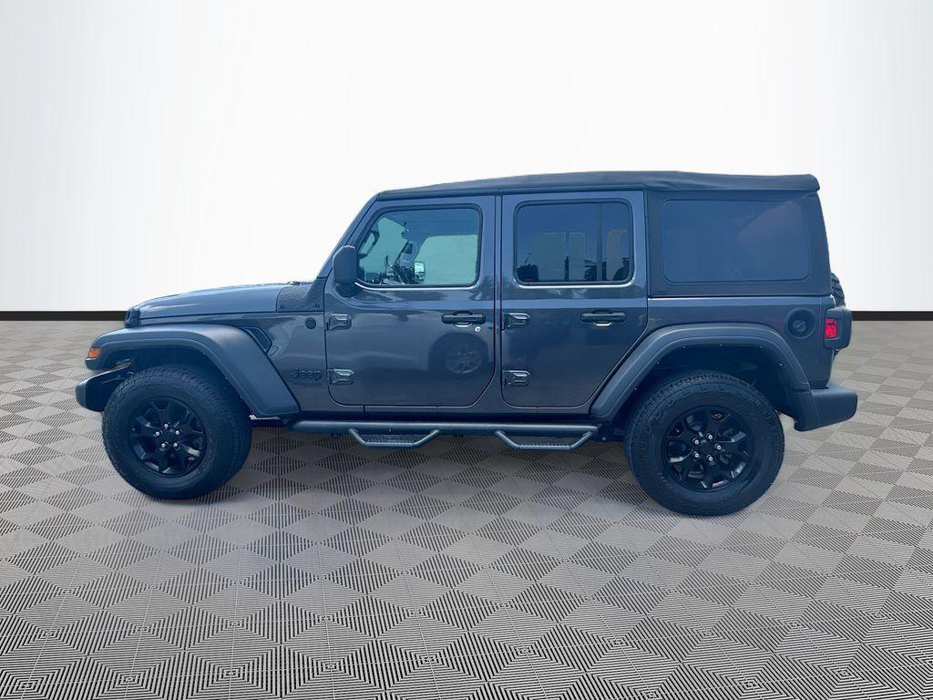 used 2021 Jeep Wrangler Unlimited car, priced at $18,245