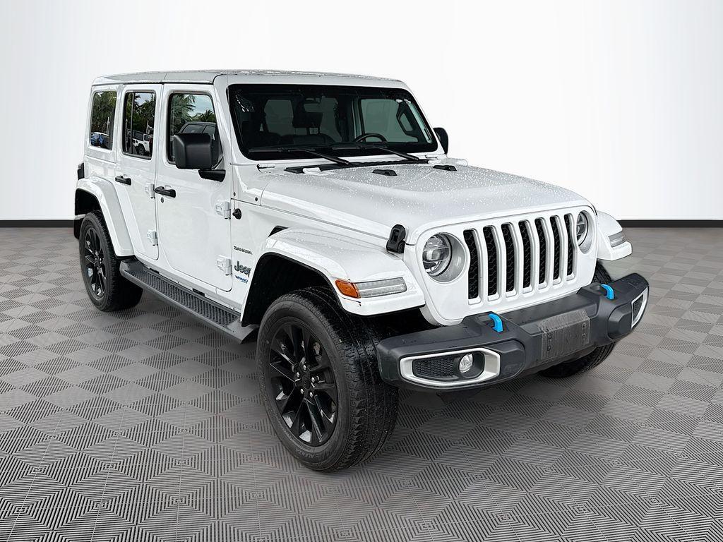 used 2022 Jeep Wrangler Unlimited 4xe car, priced at $25,991