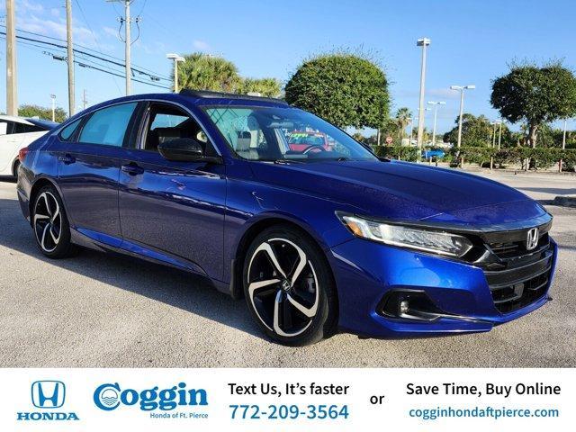 used 2021 Honda Accord car, priced at $25,000
