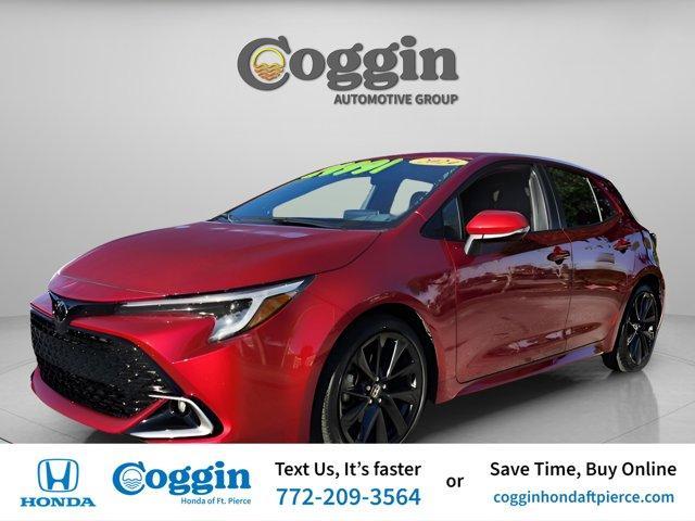 used 2024 Toyota Corolla Hatchback car, priced at $23,673