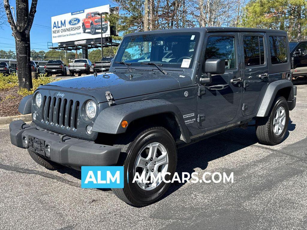 used 2017 Jeep Wrangler Unlimited car, priced at $15,420