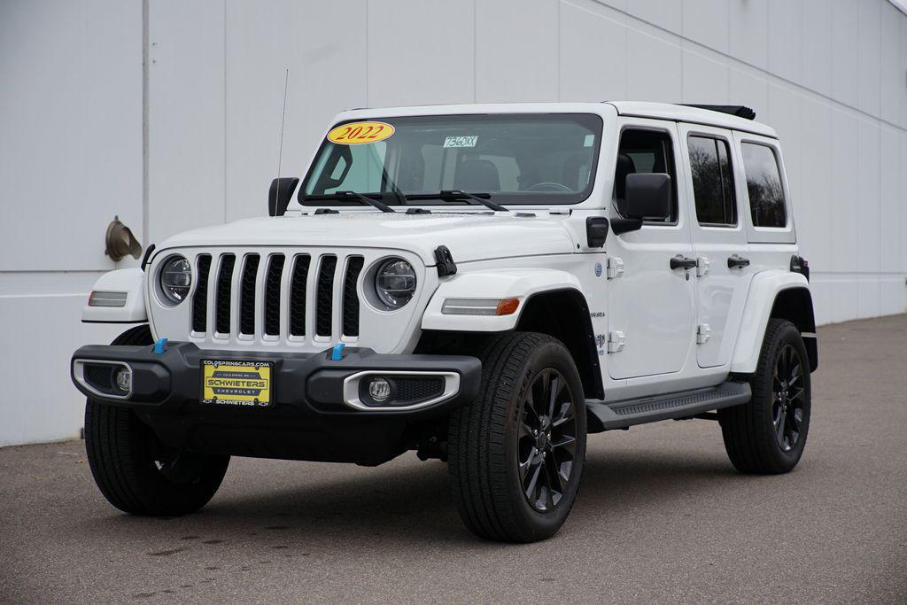 used 2022 Jeep Wrangler Unlimited 4xe car, priced at $28,972