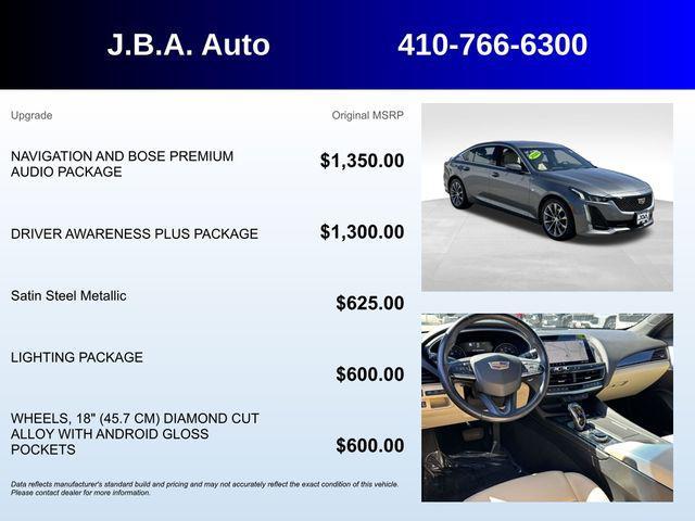 used 2020 Cadillac CT5 car, priced at $26,997