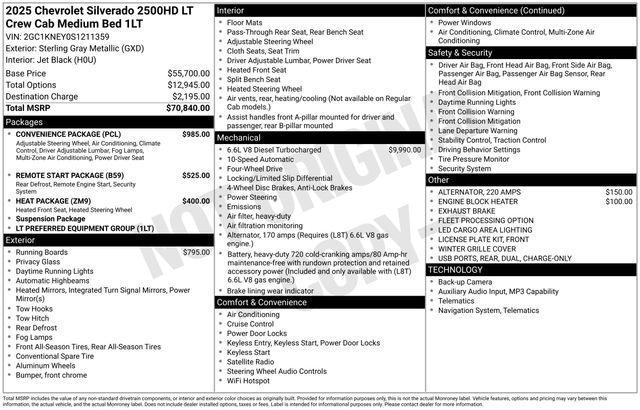 used 2025 Chevrolet Silverado 2500 car, priced at $56,497