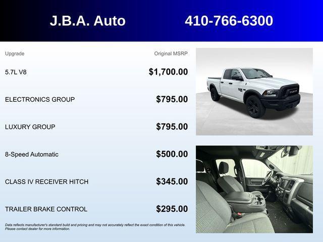 used 2021 Ram 1500 Classic car, priced at $30,797
